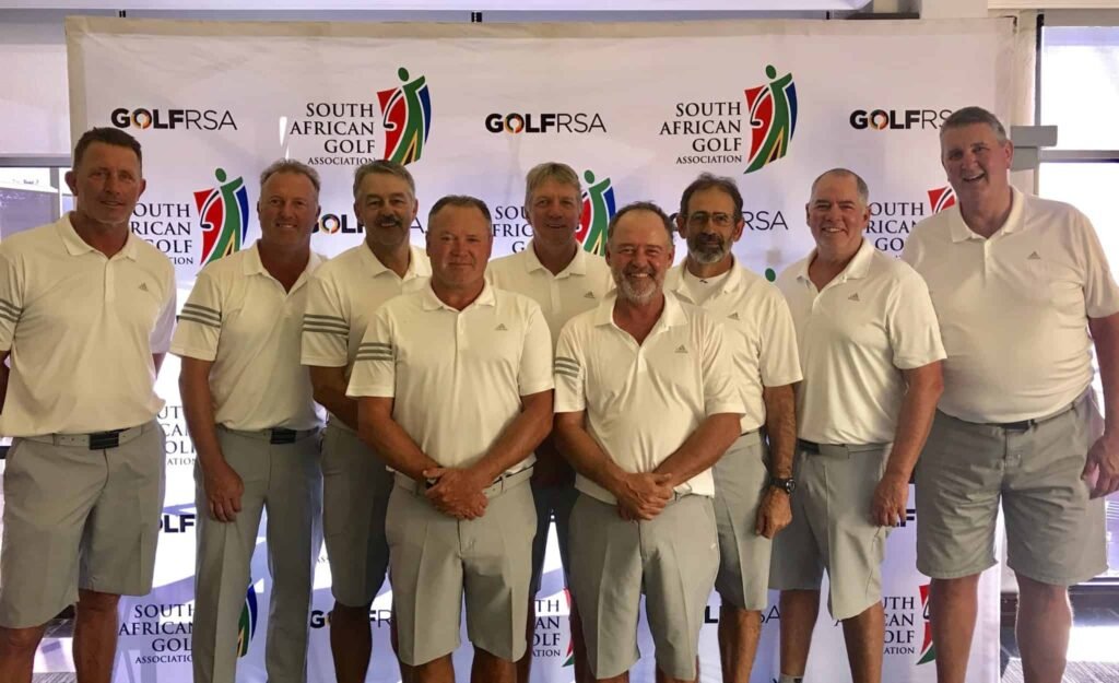 Boland whipped Limpopo 10.5 – 1.5 to pull within striking distance of log leaders Mpumalanga on day three of the SA Senior B Inter-Provincial at Pecanwood Country Club; credit GolfRSA.