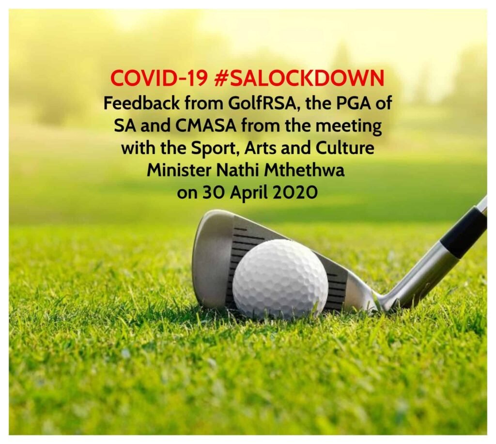 Golf RSA | Feedback from the Ministerial Meeting